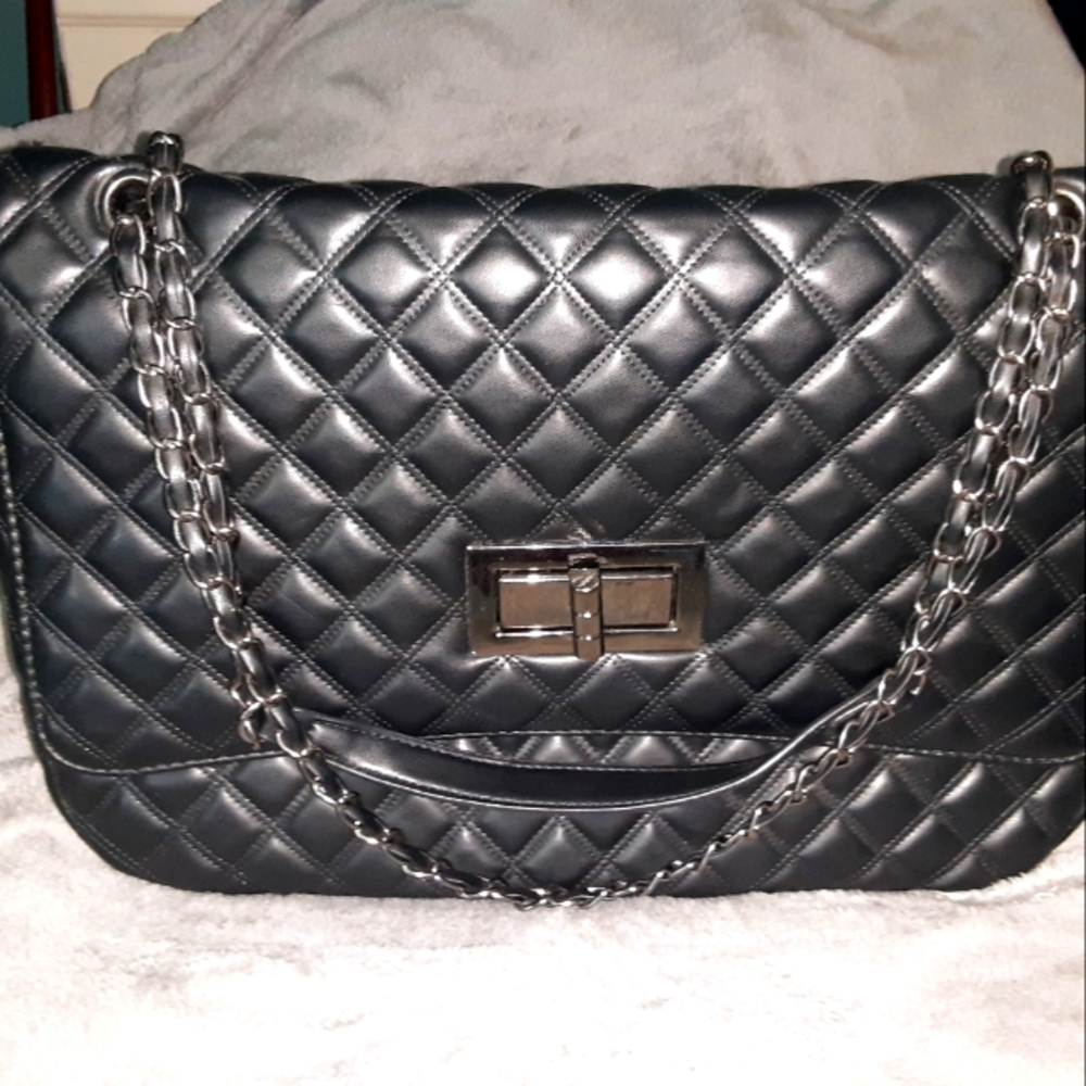 Womens Black business, computer, tablet, purse Bag **see pics for measurements** - Picture 1 of 16